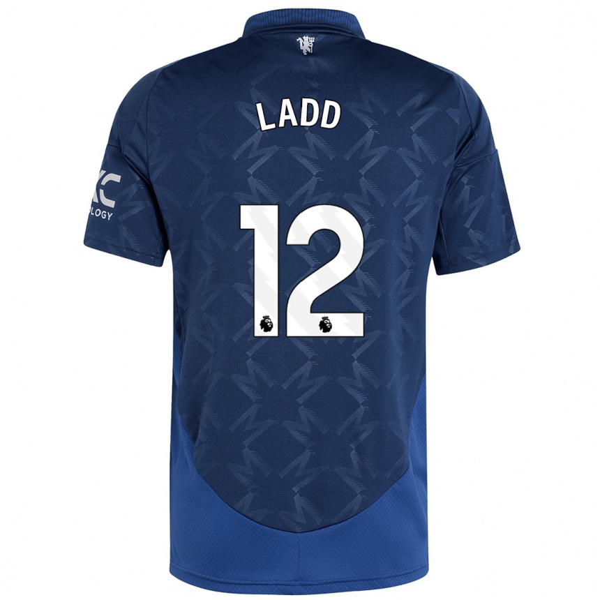 Enfant Football Maillot Hayley Ladd #12 Indigo Tenues Extérieur 2024/25