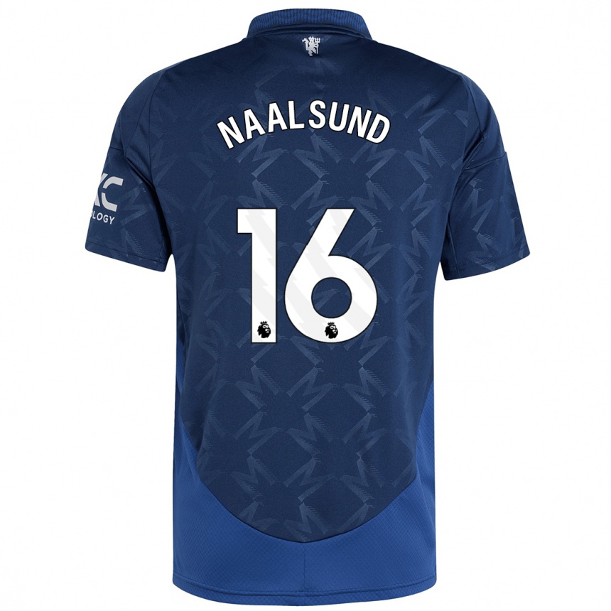 Enfant Football Maillot Lisa Naalsund #16 Indigo Tenues Extérieur 2024/25