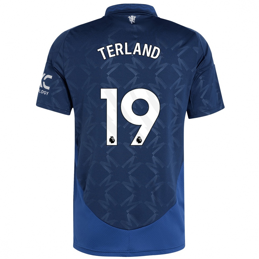 Enfant Football Maillot Elisabeth Terland #19 Indigo Tenues Extérieur 2024/25