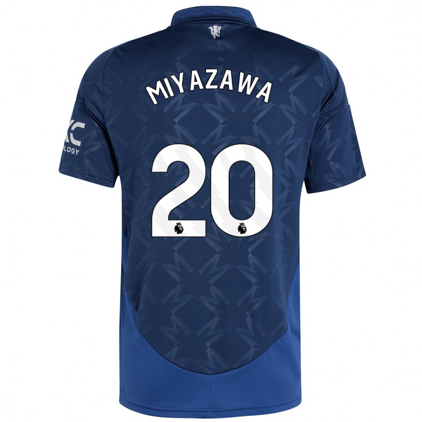 Enfant Football Maillot Hinata Miyazawa #20 Indigo Tenues Extérieur 2024/25