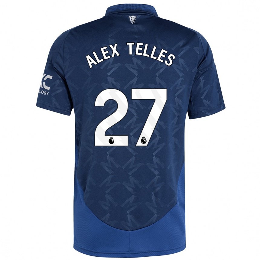 Enfant Football Maillot Alex Nicolao Telles #27 Indigo Tenues Extérieur 2024/25