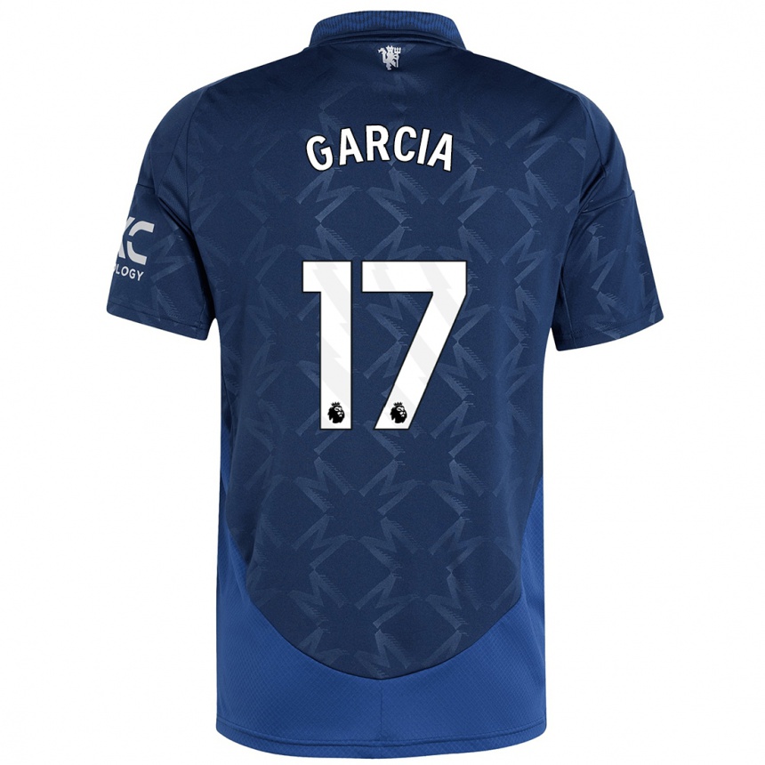 Enfant Football Maillot Lucia Garcia #17 Indigo Tenues Extérieur 2024/25