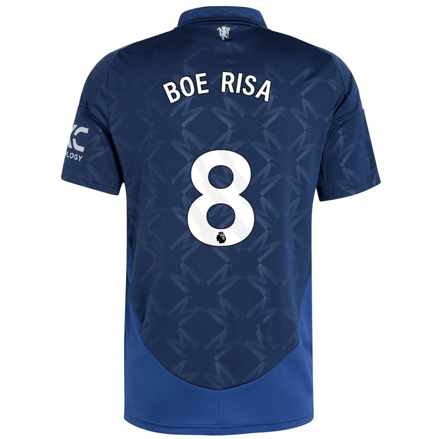 Enfant Football Maillot Vilde Boe Risa #8 Indigo Tenues Extérieur 2024/25