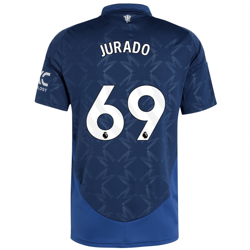 Enfant Football Maillot Marc Jurado #69 Indigo Tenues Extérieur 2024/25