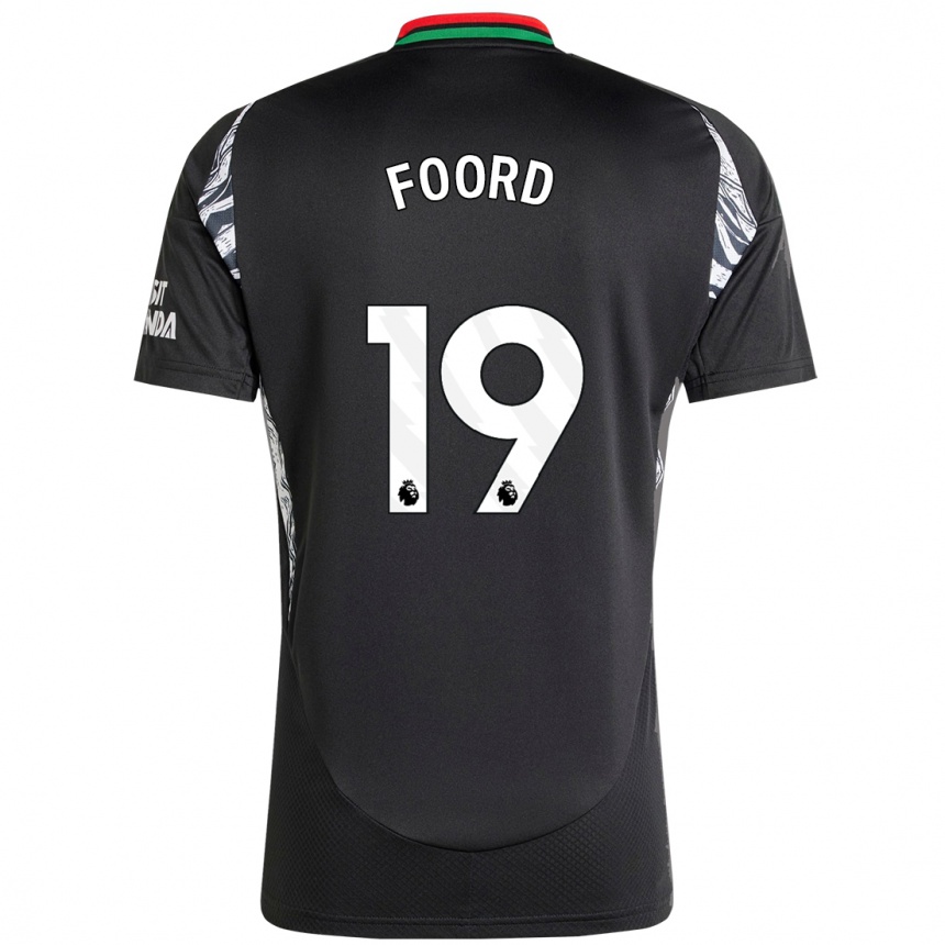 Enfant Football Maillot Caitlin Foord #19 Noir Tenues Extérieur 2024/25