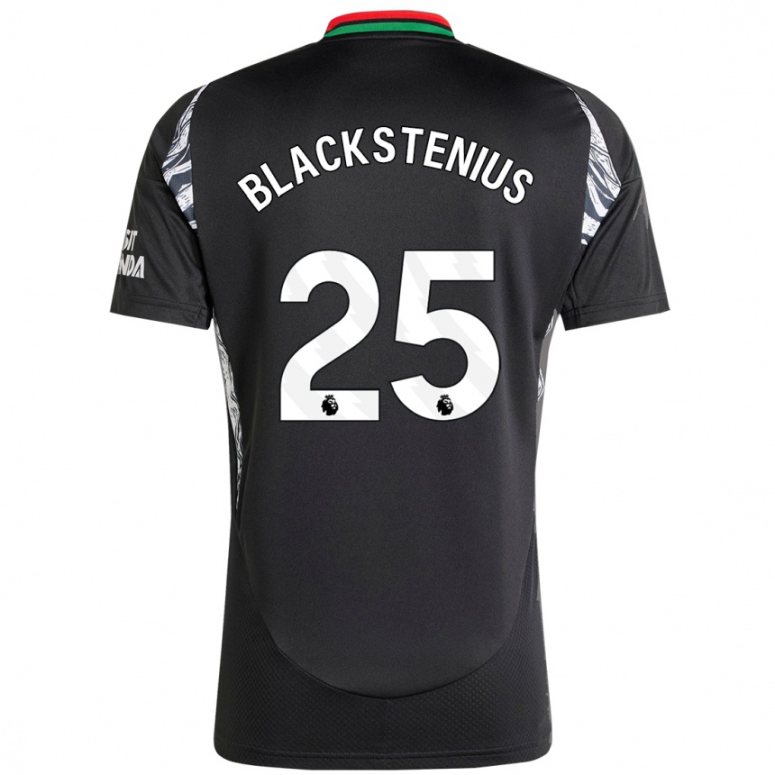 Enfant Football Maillot Stina Blackstenius #25 Noir Tenues Extérieur 2024/25