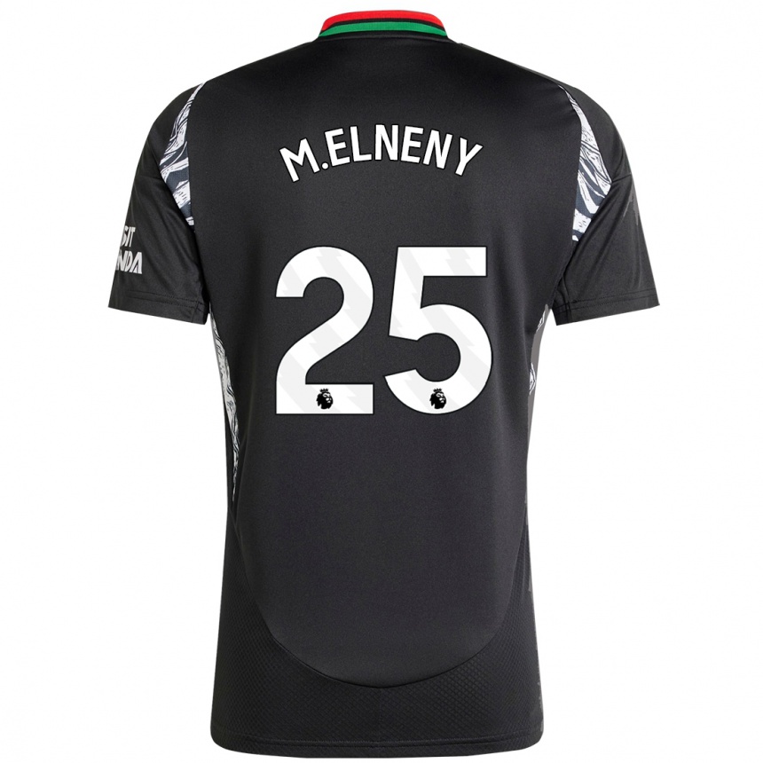 Enfant Football Maillot Mohamed Elneny #25 Noir Tenues Extérieur 2024/25