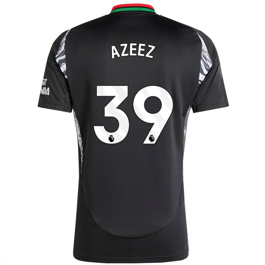 Enfant Football Maillot Miguel Azeez #39 Noir Tenues Extérieur 2024/25