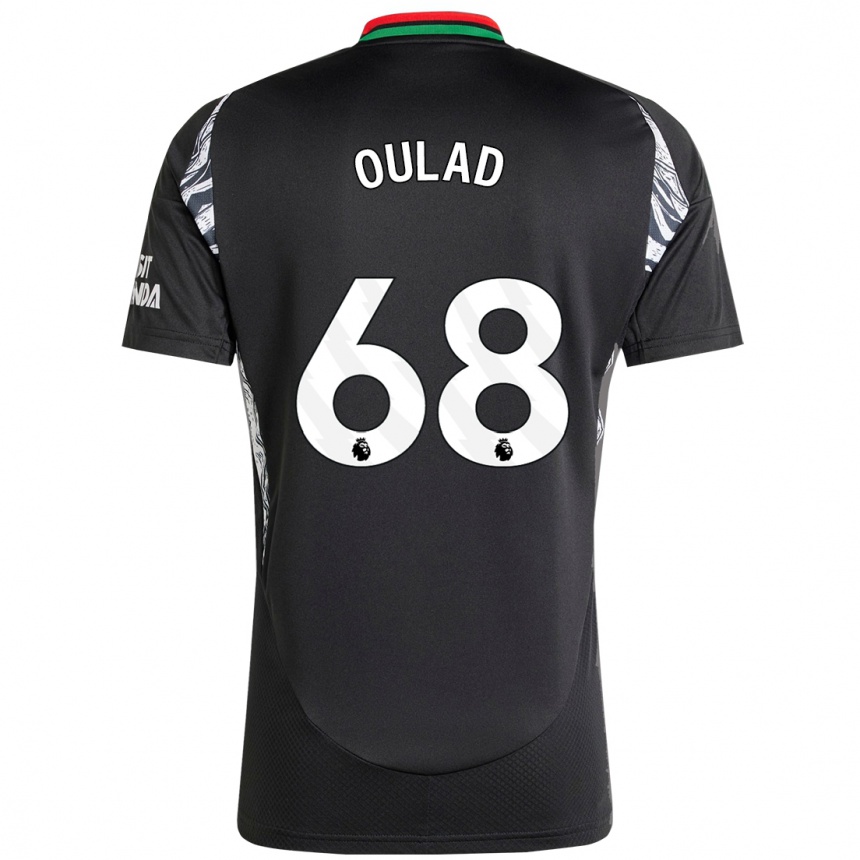 Enfant Football Maillot Salah-Eddine Oulad M'hand #68 Noir Tenues Extérieur 2024/25