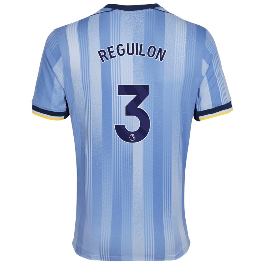 Enfant Football Maillot Sergio Reguilon #3 Bleu Clair Tenues Extérieur 2024/25