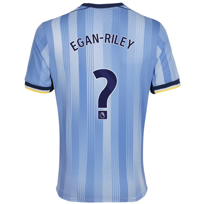 Enfant Football Maillot Roman Egan-Riley #0 Bleu Clair Tenues Extérieur 2024/25