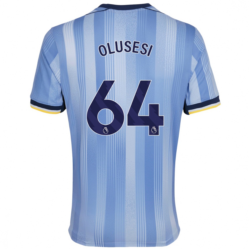 Enfant Football Maillot Callum Olusesi #64 Bleu Clair Tenues Extérieur 2024/25