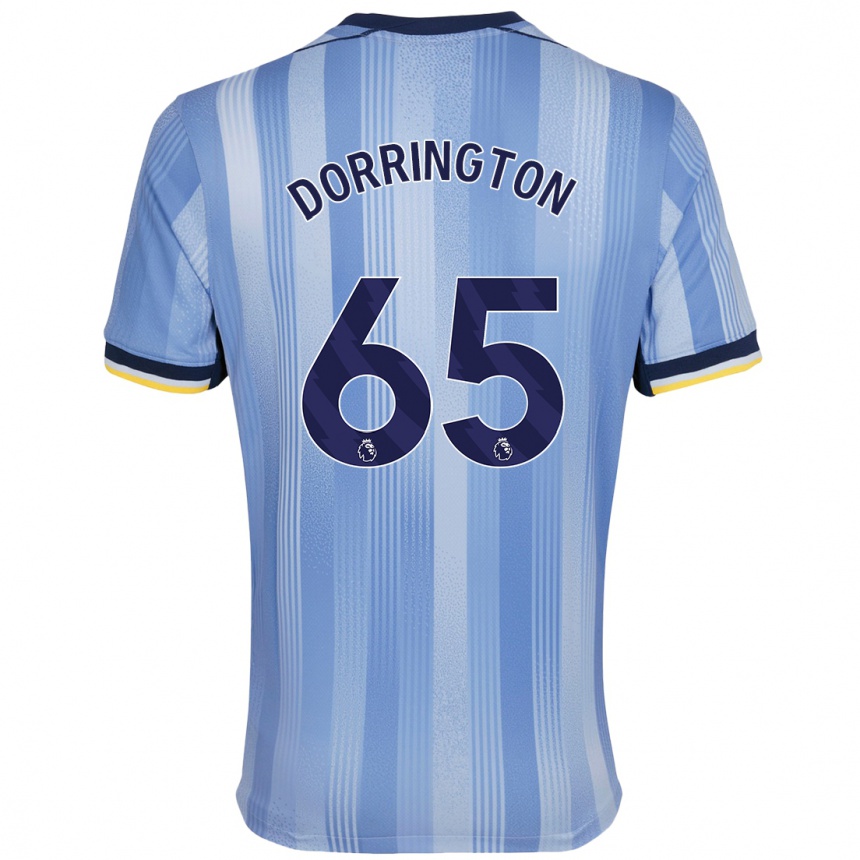 Enfant Football Maillot Alfie Dorrington #65 Bleu Clair Tenues Extérieur 2024/25