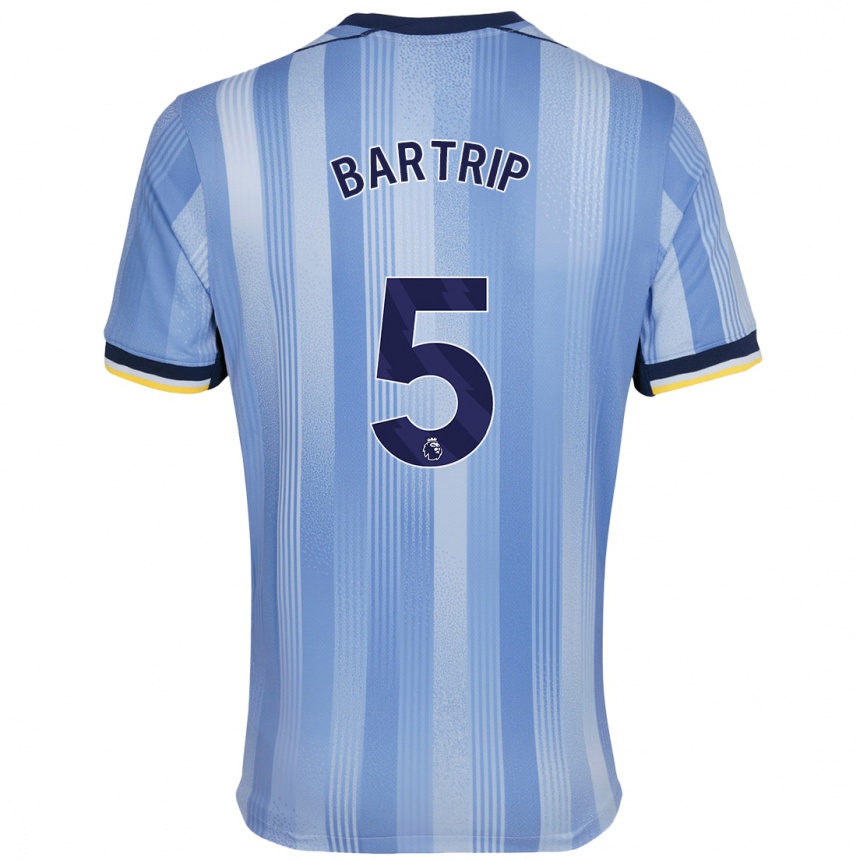 Enfant Football Maillot Molly Bartrip #5 Bleu Clair Tenues Extérieur 2024/25