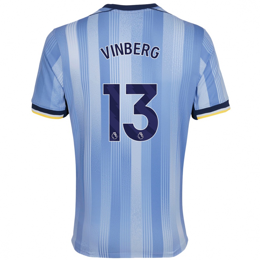 Enfant Football Maillot Matilda Vinberg #13 Bleu Clair Tenues Extérieur 2024/25