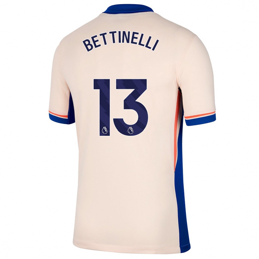 Enfant Football Maillot Marcus Bettinelli #13 Beige Clair Tenues Extérieur 2024/25