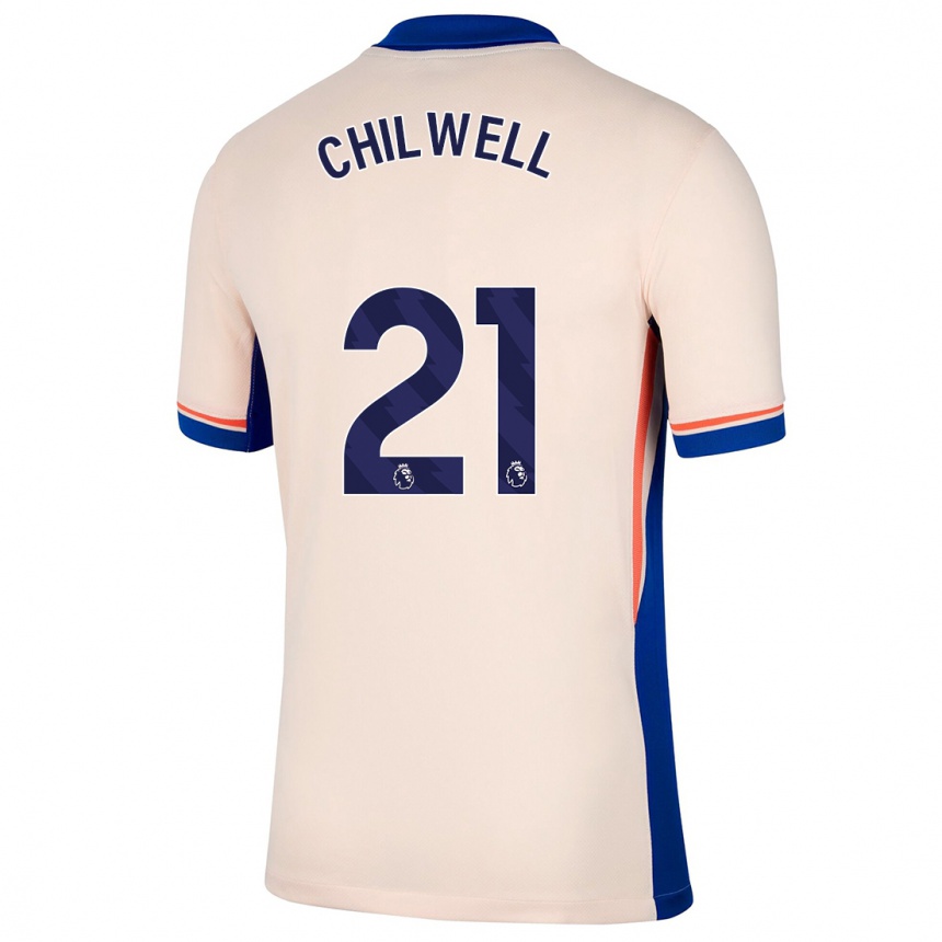 Enfant Football Maillot Ben Chilwell #21 Beige Clair Tenues Extérieur 2024/25