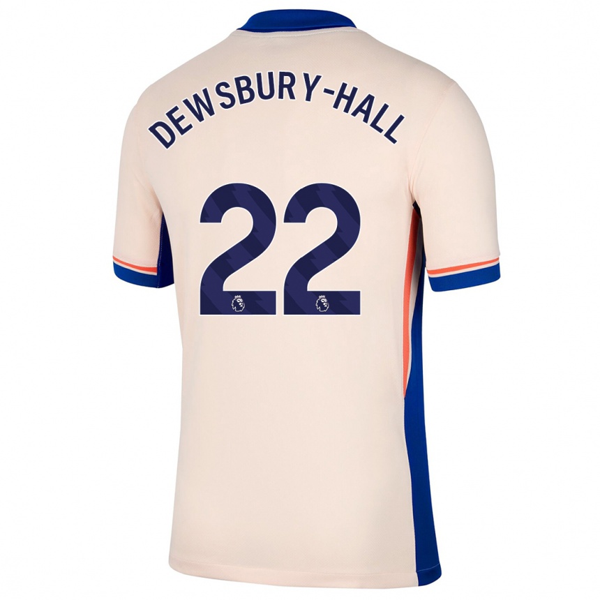 Enfant Football Maillot Kiernan Dewsbury-Hall #22 Beige Clair Tenues Extérieur 2024/25