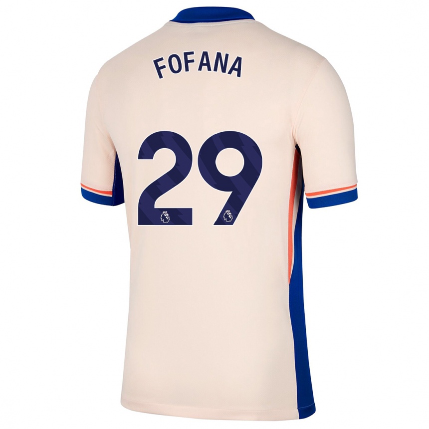 Enfant Football Maillot Wesley Fofana #29 Beige Clair Tenues Extérieur 2024/25