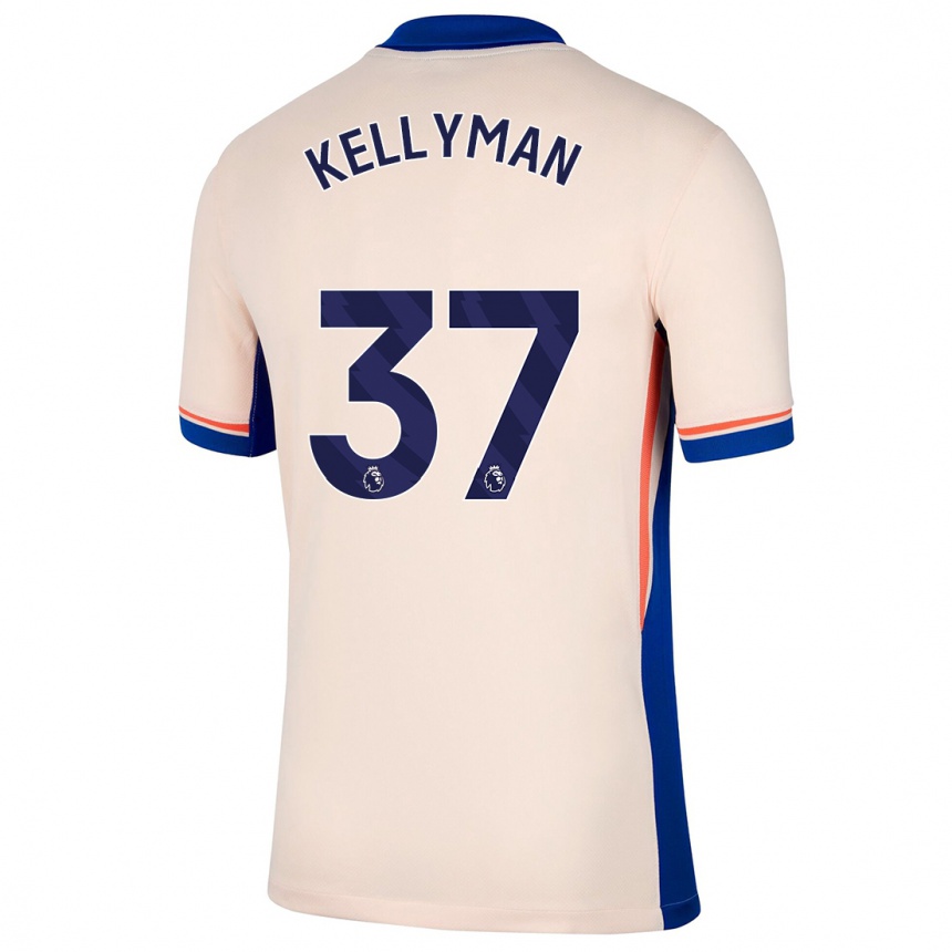 Enfant Football Maillot Omari Kellyman #37 Beige Clair Tenues Extérieur 2024/25