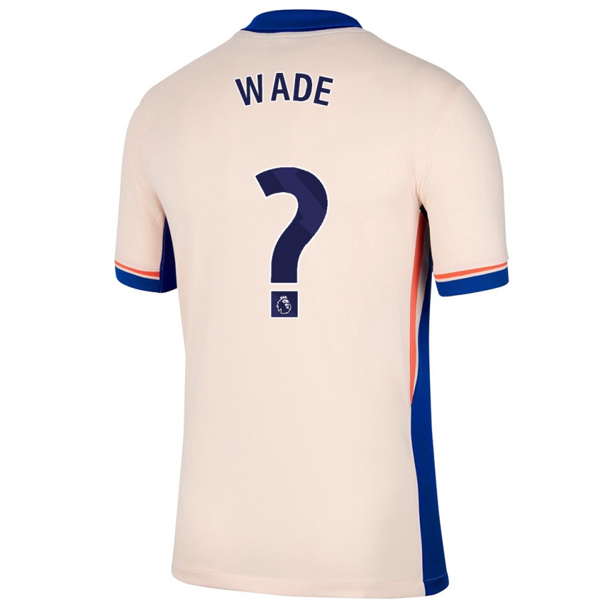 Enfant Football Maillot Shaun Wade #0 Beige Clair Tenues Extérieur 2024/25