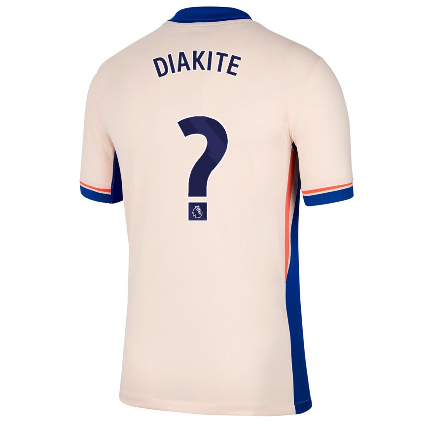 Enfant Football Maillot Calvin Diakite #0 Beige Clair Tenues Extérieur 2024/25