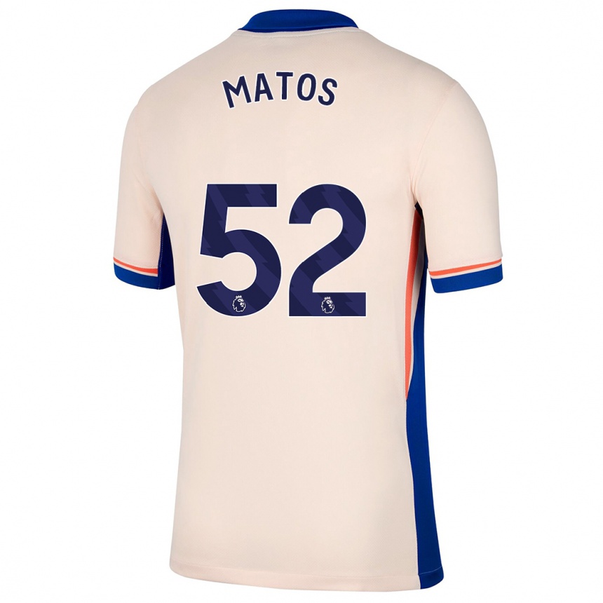 Enfant Football Maillot Alex Matos #52 Beige Clair Tenues Extérieur 2024/25