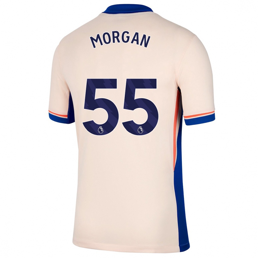 Enfant Football Maillot Jimmy-Jay Morgan #55 Beige Clair Tenues Extérieur 2024/25