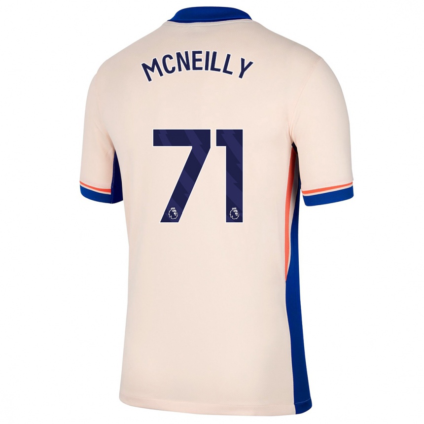 Enfant Football Maillot Donnell Mcneilly #71 Beige Clair Tenues Extérieur 2024/25