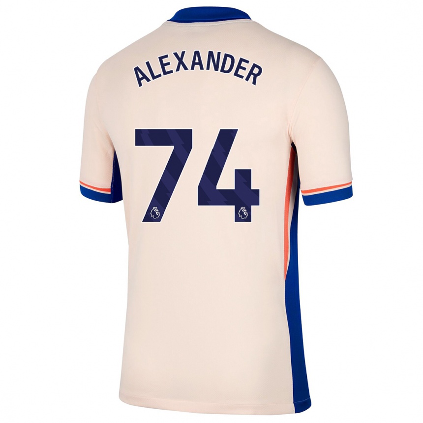 Enfant Football Maillot Reiss Alexander Russell-Denny #74 Beige Clair Tenues Extérieur 2024/25