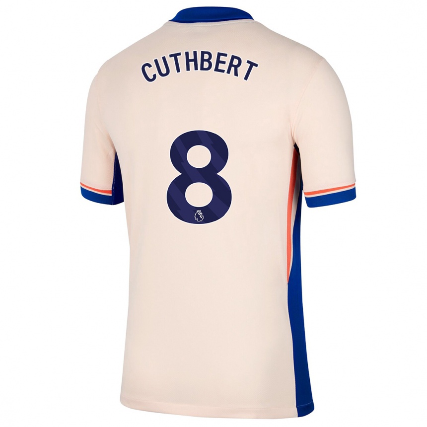 Enfant Football Maillot Erin Cuthbert #8 Beige Clair Tenues Extérieur 2024/25