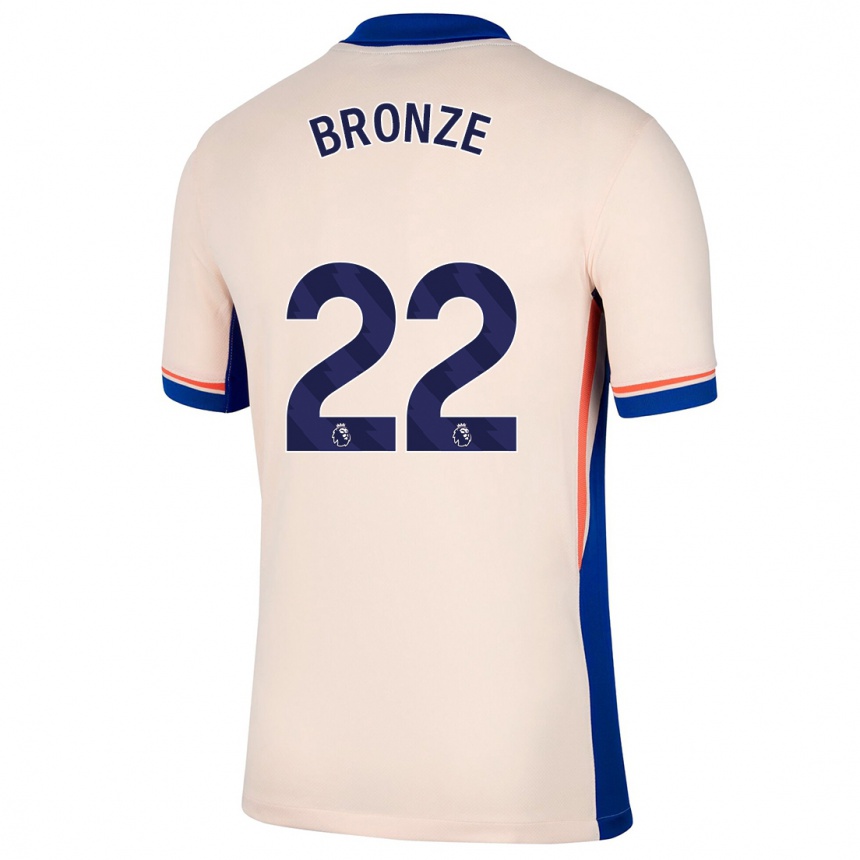 Enfant Football Maillot Lucy Bronze #22 Beige Clair Tenues Extérieur 2024/25