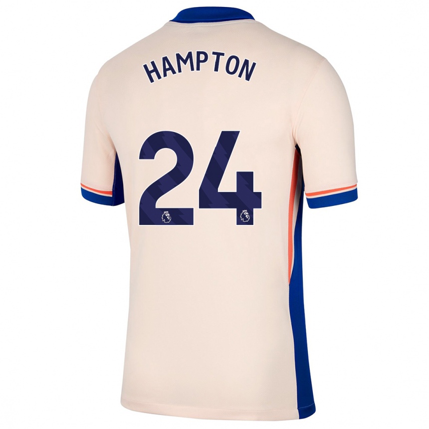 Enfant Football Maillot Hannah Hampton #24 Beige Clair Tenues Extérieur 2024/25