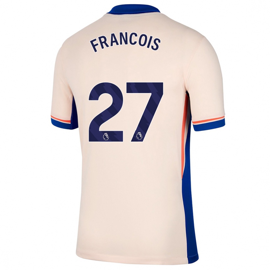 Enfant Football Maillot Oriane Jean-François #27 Beige Clair Tenues Extérieur 2024/25