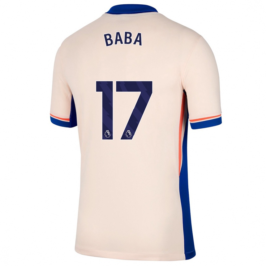 Enfant Football Maillot Abdul-Rahman Baba #17 Beige Clair Tenues Extérieur 2024/25