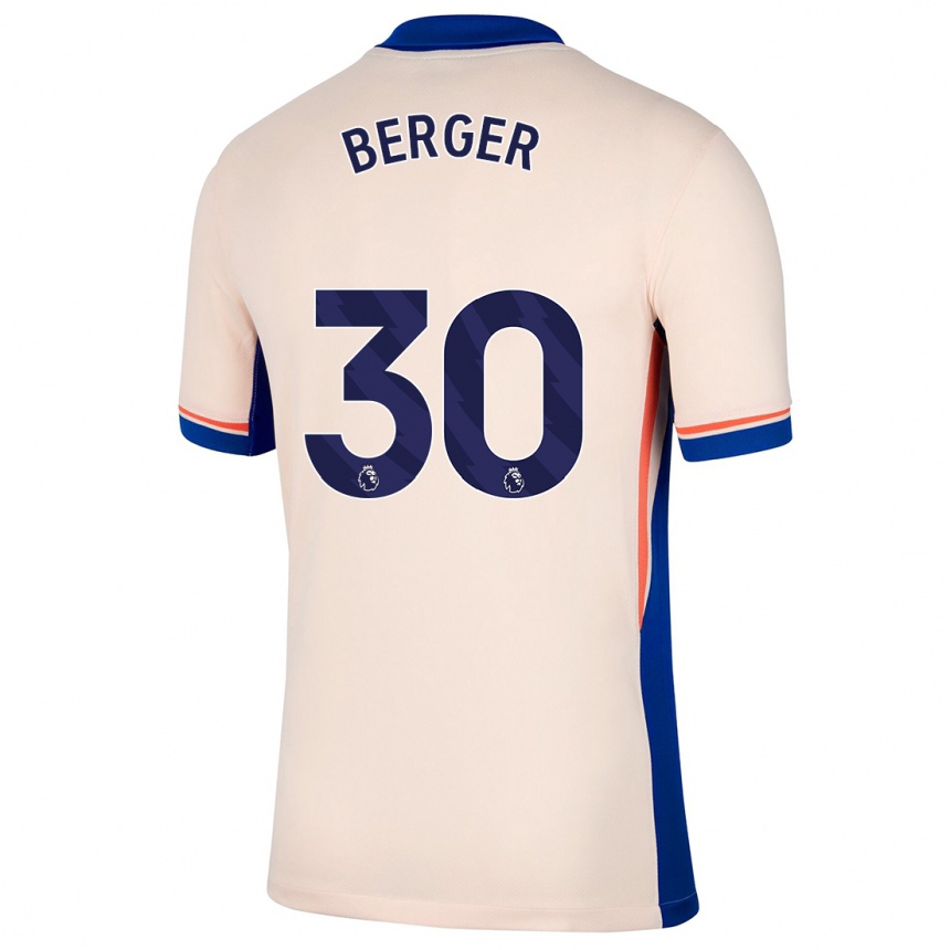 Enfant Football Maillot Ann-Katrin Berger #30 Beige Clair Tenues Extérieur 2024/25