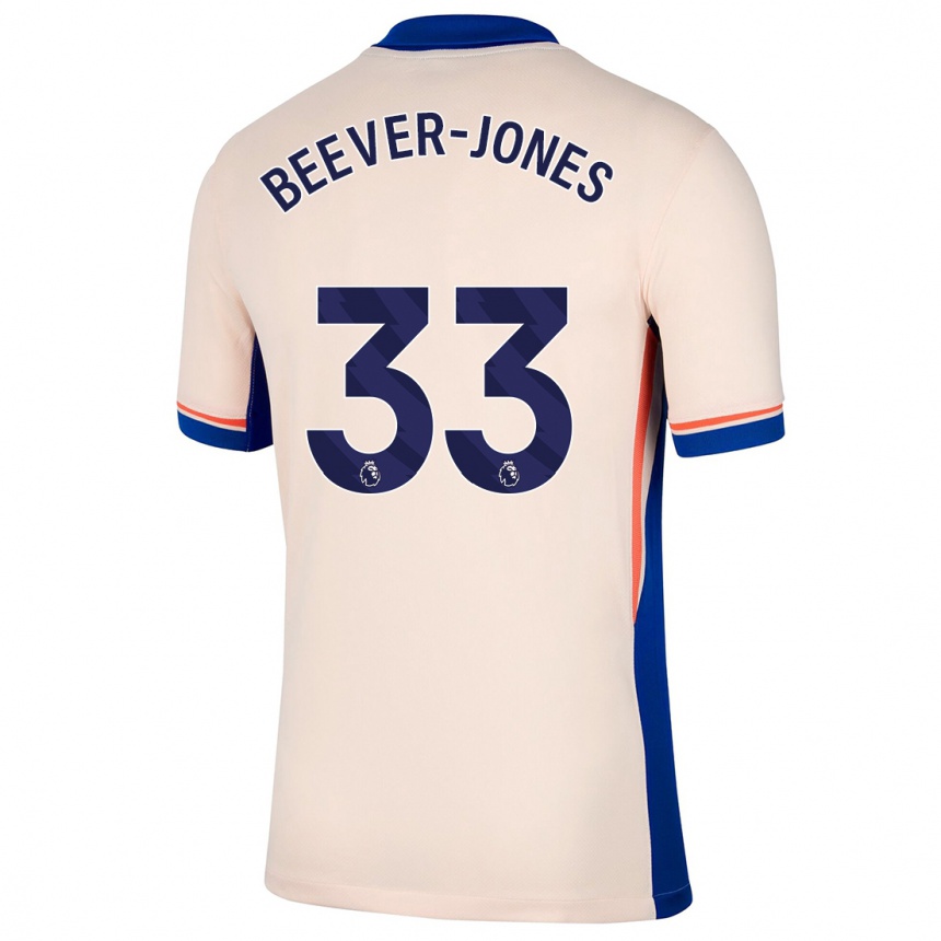 Enfant Football Maillot Aggie Beever-Jones #33 Beige Clair Tenues Extérieur 2024/25