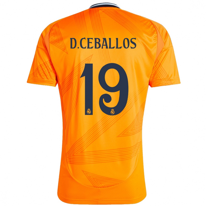 Enfant Football Maillot Dani Ceballos #19 Orange Tenues Extérieur 2024/25