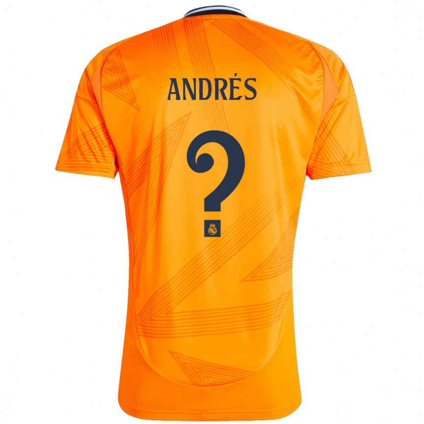 Enfant Football Maillot Chema Andrés #0 Orange Tenues Extérieur 2024/25