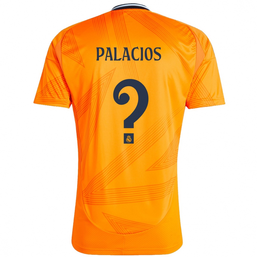 Enfant Football Maillot Cesar Palacios #0 Orange Tenues Extérieur 2024/25