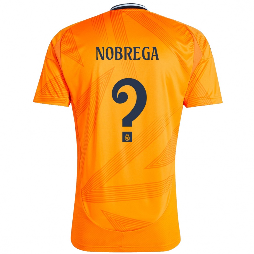 Enfant Football Maillot Abraham Nobrega #0 Orange Tenues Extérieur 2024/25