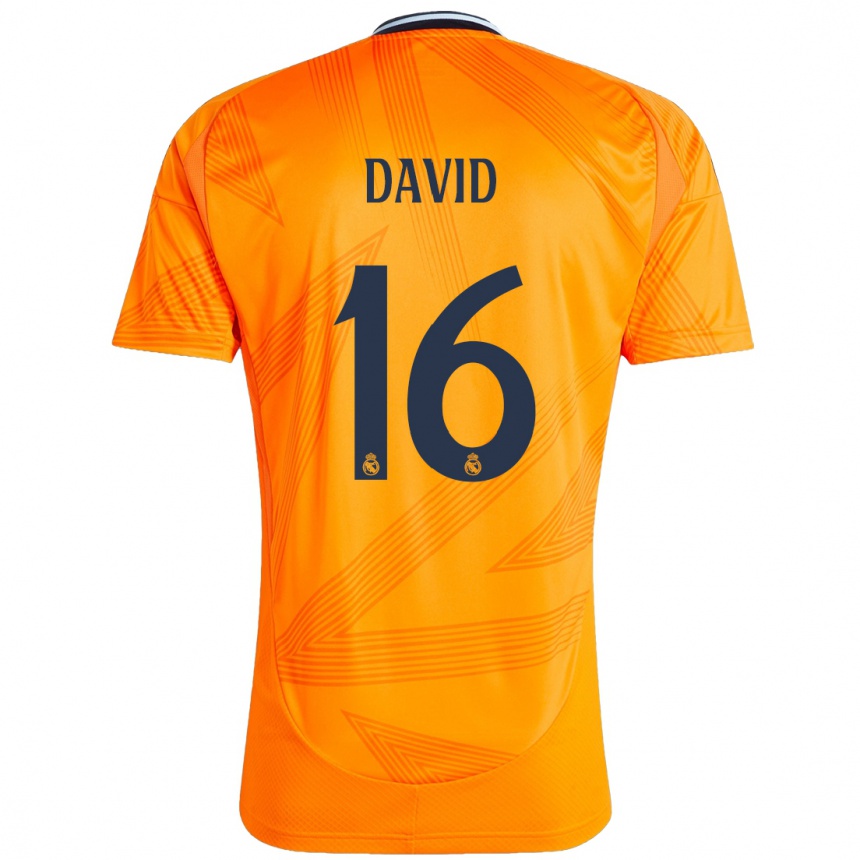 Enfant Football Maillot Antonio David #16 Orange Tenues Extérieur 2024/25