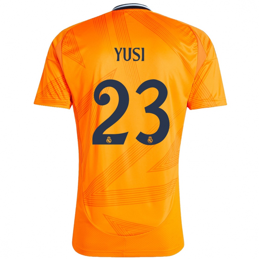 Enfant Football Maillot Yusi #23 Orange Tenues Extérieur 2024/25