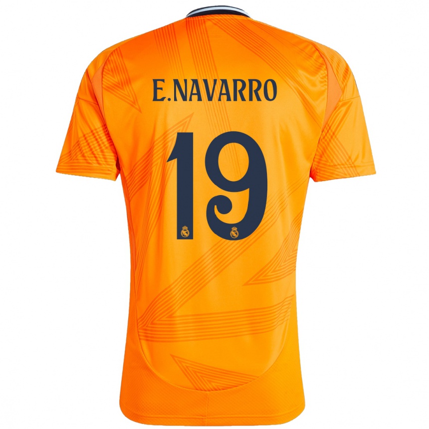 Enfant Football Maillot Eva Navarro #19 Orange Tenues Extérieur 2024/25