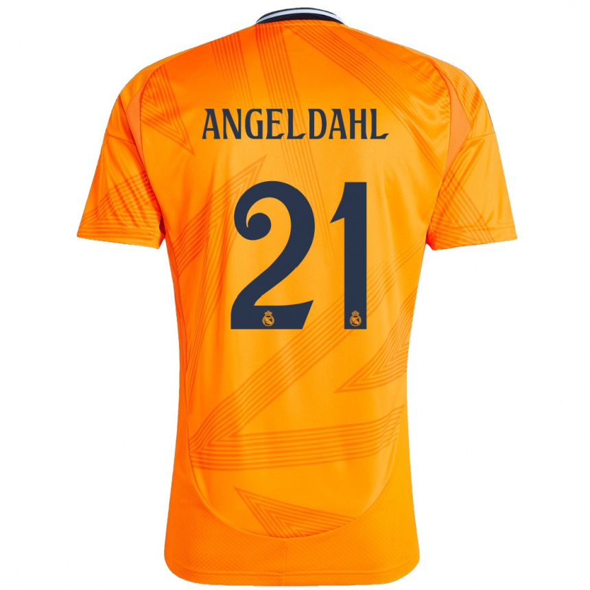 Enfant Football Maillot Filippa Angeldahl #21 Orange Tenues Extérieur 2024/25