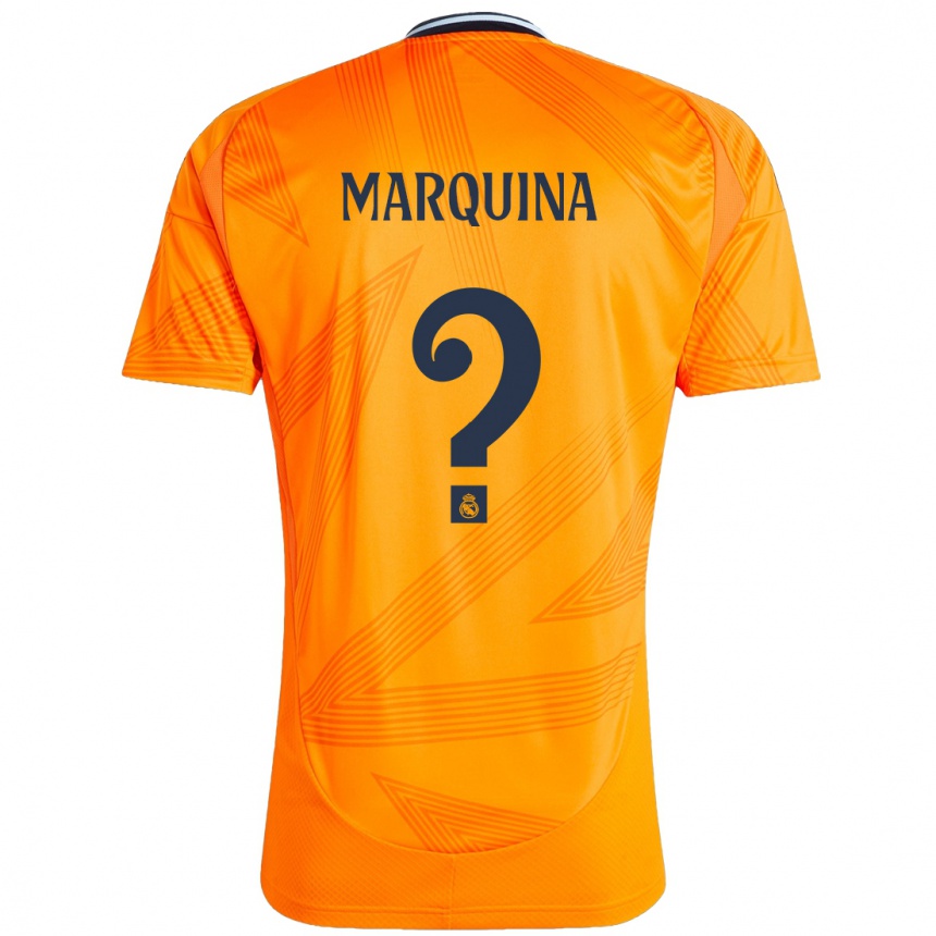 Enfant Football Maillot Guillermo Marquina #0 Orange Tenues Extérieur 2024/25