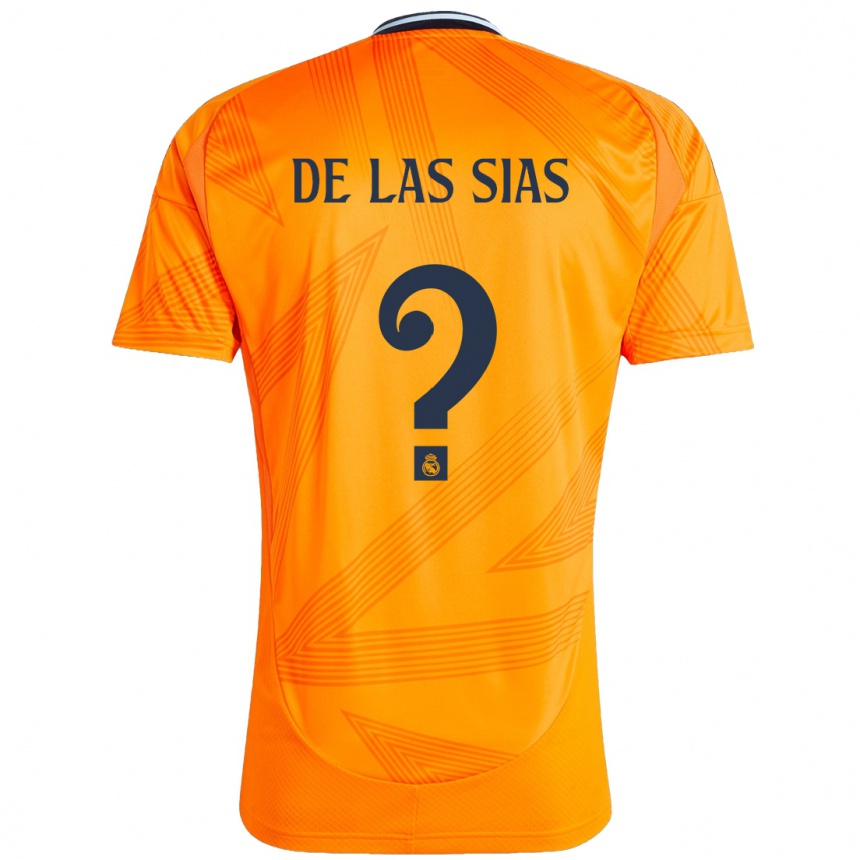 Enfant Football Maillot Marcos De Las Sias #0 Orange Tenues Extérieur 2024/25