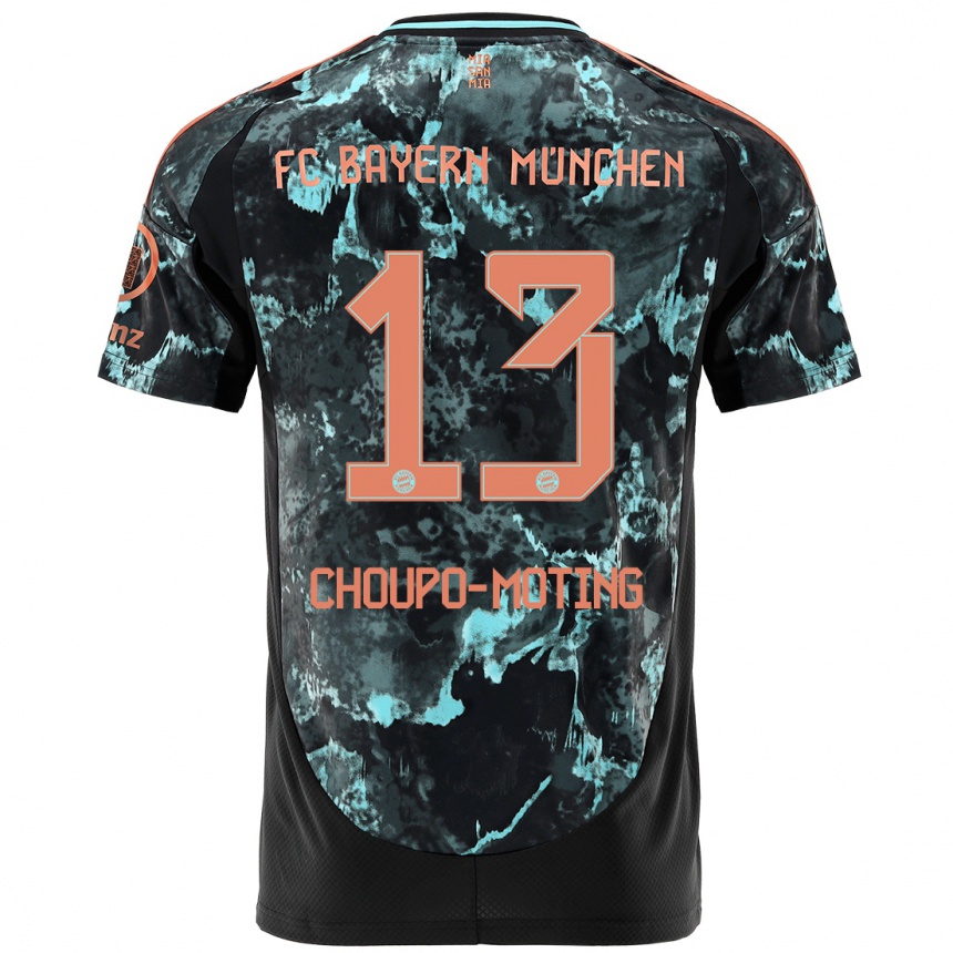 Enfant Football Maillot Eric Maxim Choupo-Moting #13 Noir Tenues Extérieur 2024/25