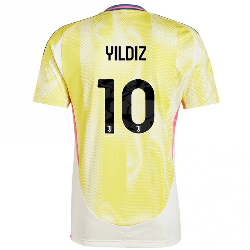 Enfant Football Maillot Kenan Yildiz #10 Jaune Solaire Tenues Extérieur 2024/25