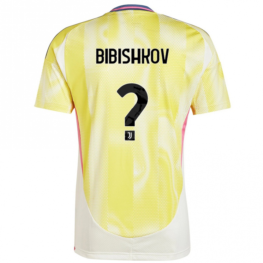 Enfant Football Maillot Marsel Bibishkov #0 Jaune Solaire Tenues Extérieur 2024/25